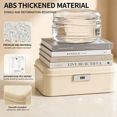 Double Layer Password Storage Box Household Storage Organizing Box Birthday Gift