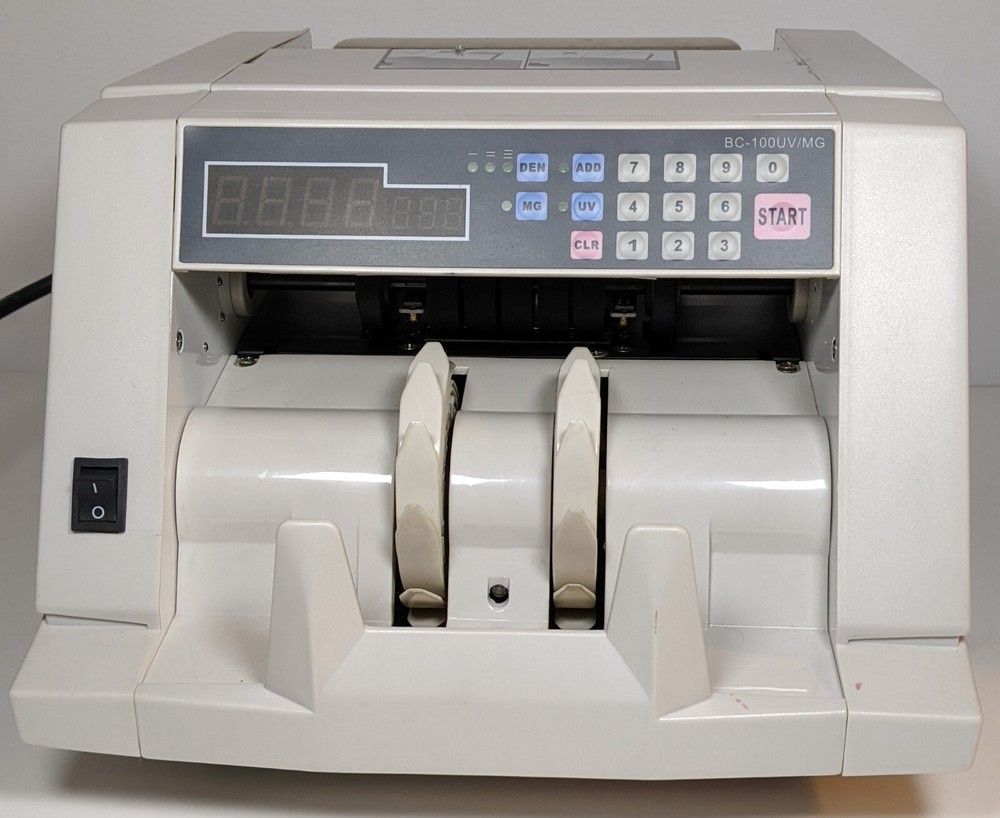Currency Counter BC-100UV/MG Counts Fast UV and Magnetic Counterfeit Detection