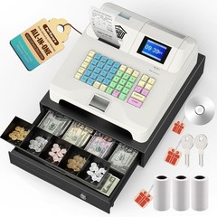 Newest Cash Register for Small Businesses with Checkport Cash Drawer #2288P G1