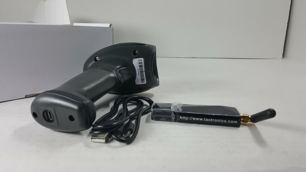 TaoTronics433MhzWireless Cordless Handheld Barcode Bar Code Scanner Reader Kit 1