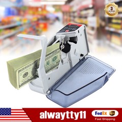 Money Counter Machine Currency Cash Bank Counterfeit Detector Cash Counting