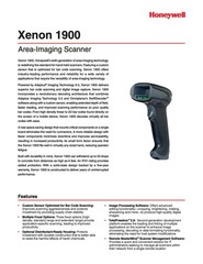 Honeywell Xenon 1900GHD-2USB High-Density Handheld 2D USB Barcode Scanner Cable