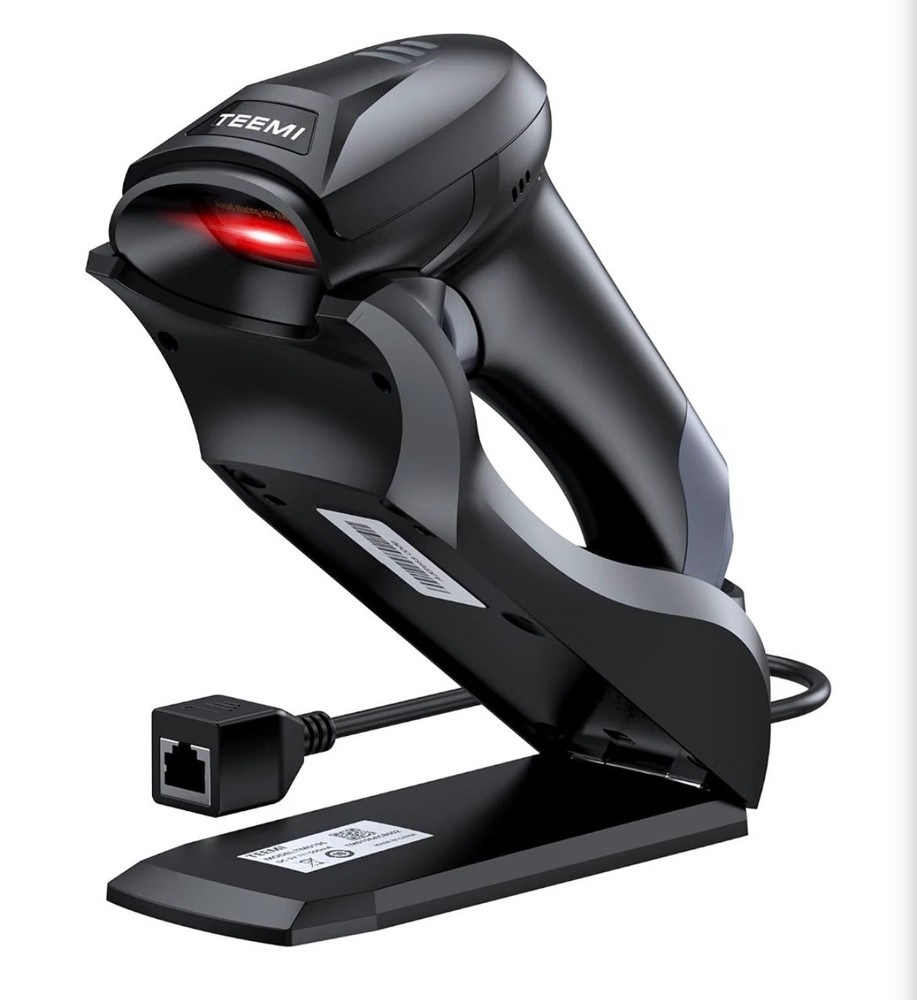 TEEMI TMSL-56CR Bluetooth Barcode Scanner with USB Charging Cradle