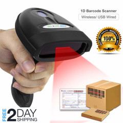 Lector De Codigo De Barras Inalambrico Punto De Venta POS Laser Inventario USB
