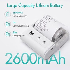Portable Thermal Receipt Printer USB & Connection 2 inches 57mm L9I0