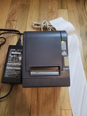 Epson TM-T88IIP Thermal Receipt Printer Parallel POS M129B + PS-170 Power Supply