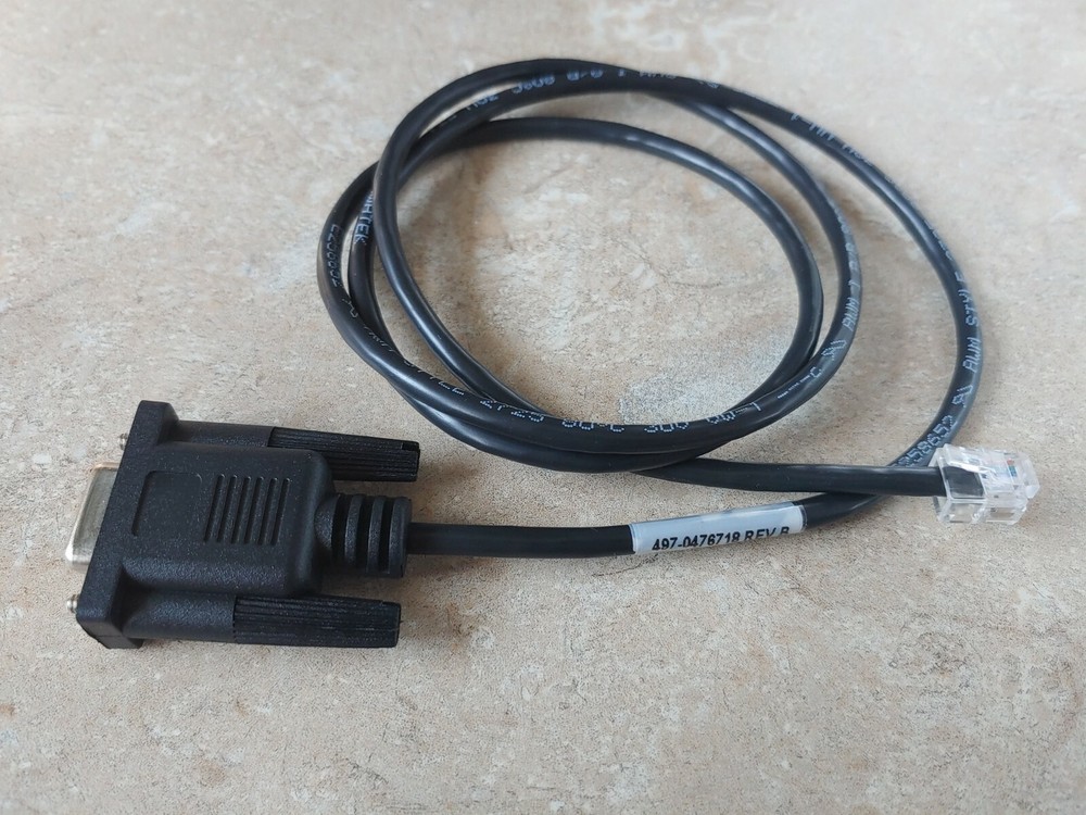 NCR 1639-K221 497-0476718 Serial Cable RJ11 to DB9 fits Radiant Systems CB10756