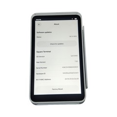 BbU Square Terminal POS Card Reader with Charging Hub & Cables Tested Working