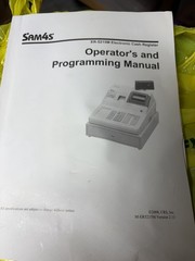 SAM4s ER-5215M Electronic Cash Register Operator & Programming Manual