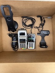 First Data FD130 Duo and FD-35 PIN Pad Credit Debit Card POS Terminal With Stand