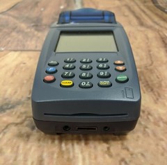 VeriFone Nurit 8020 GPRS Credit Debit Card Chip Swipe Terminal NO POWER SUPPLY