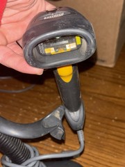 LS2208 handheld 1D laser barcode scanner