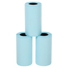 Thermal Sticker Labels Sky Blue for Decoration Waterproof and Oil Proof Surface