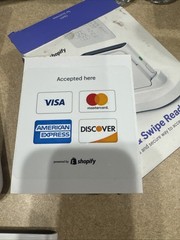 Shopify Credit Card Reader Chip & Swipe White Model S1701 – New