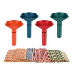 Coin Sorter Coin Wrappers All Coins 4 Coin Sorter Tubes Plastic 150pcs Coin NEW