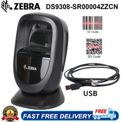 Zebra DS9308-SR00004ZZCN 1D 2D Presentation Barcode Scanner Omni Directional QR