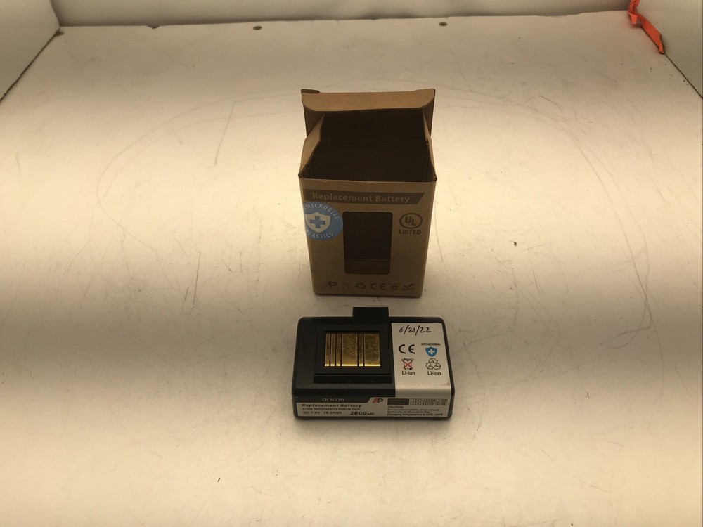 Zebra SB-QLN320-L 2600 mAh Replacement Battery QLn320 QLn220 ZQ520 Z510 Printers