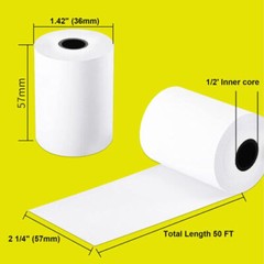 200 Rolls 2 1/4 x 50&prime; Thermal Paper Credit Card Cash Register POS Receipt Paper