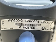 Unitech MS335-XG Barcode Scanner/PREOWNED/WORKING/JUA774