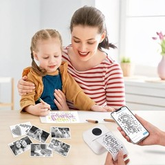 10 Rolls Mini Thermal Sticker Paper Self Adhesive POS Printer Cash Register New