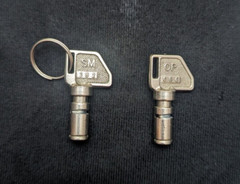 Cash Register – Set of Barrel Lock Keys – Vintage SM 3B2 / OP 0B6
