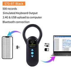 Fonkan Handheld Pet Microchip Scanner ISO11784/85 RFID Animal ID Reader