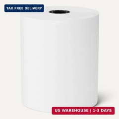 Amazon Basics Thermal Paper Receipt Rolls for POS, 3 1/8&Prime; x 230&prime;, BPA-Free, FSC
