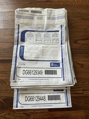Controltek USA 585032 TripLok White 9&Prime; x 12&Prime; Tamper-Evident Cash Deposit Bag 100
