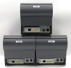 Lot of 3ea. Epson M244A & M129H Thermal Receipt printer | TM-T88V | Untested