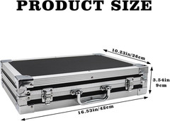 Lockable Cash Box with Money Tray & 5 Compartments for Organizing Cash & Coins