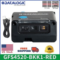 Datalogic Gryphon GFS4520-BKK1-RED Fixed USB 1D 2D Barcode Scanner w/ Cable USA