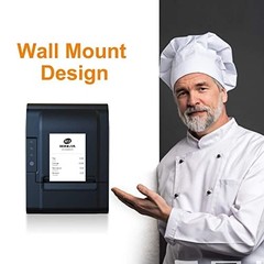 80mm USB Thermal Receipt Printer – Restaurant Kitchen POS Printer, Auto Cutter,