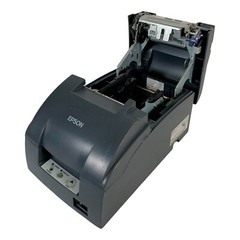 Epson TM-U220B Dot Matrix POS Receipt Printer Serial with AC Adapter TESTED