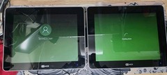Set Of 2 NCR 7761-3100-0062 15&Prime; Touchscreen Terminal POS w Card Readers No Bases