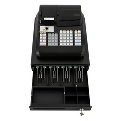 Electronic POS System Cash Register LED Display For Retail W/ Drawer 47 Keys US