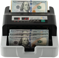 Contadora billetes alta velocidad USD con deteccion UV/MG modo lote RBC 100N