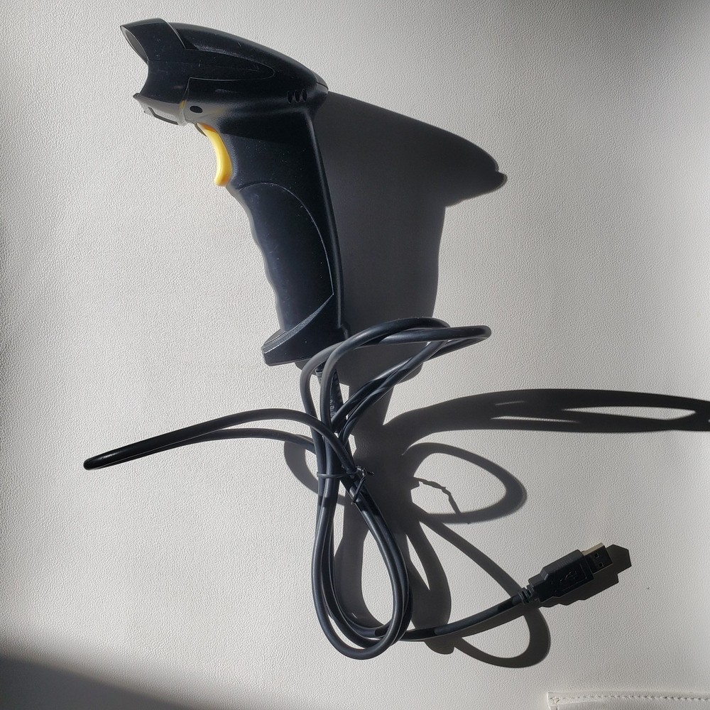 Amazon Handheld USB Barcode Scanner – WiredCirca modern production | Black |