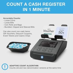 6175 Money Counting Scale, Multi-Currency, Ideal for Coins, Bills, and Non-Ca…