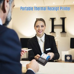 Bisofice Portable Mini USB & BT 58mm Thermal Receipt Printer Handheld POS V5O8