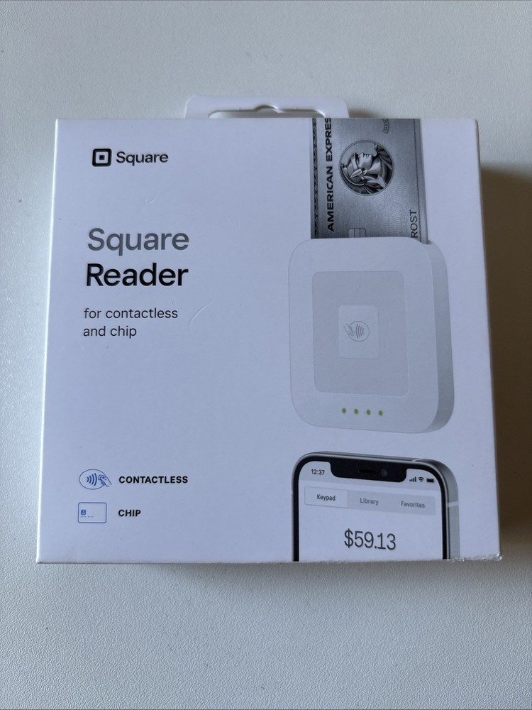 Square Contactless & Chip Reader NFC EMV Credit Card Reader – New Sealed