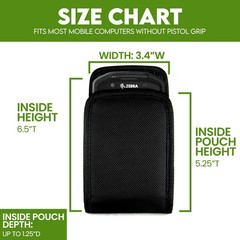 E-Holster Barcode Scanner Holster Belt Clip And Belt Loop Ballistic Nylon