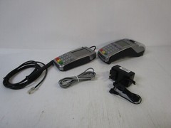 VeriFone Credit Card Pin Pad Chip Reader Machine Set **NEW** VX820 VX520 ASMN