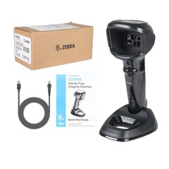 Zebra DS9908-SR4U2100AZW Handheld 2D Corded Barcode Scanner with USB Cable Kit