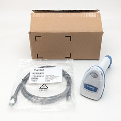Zebra DS4608-HC Series Wired Barcode Scanner w/ Cable (DS4608-HC4000BVZWW) White