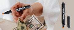 HVM Money Detector Pen (2 Pens) – Money Marker Bill Detector Pen with Upgraded