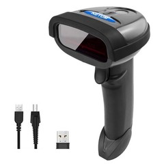 Wireless Barcode Scanner 2.4G USB Wired 1D Laser Bar Code Reader NT-1698W