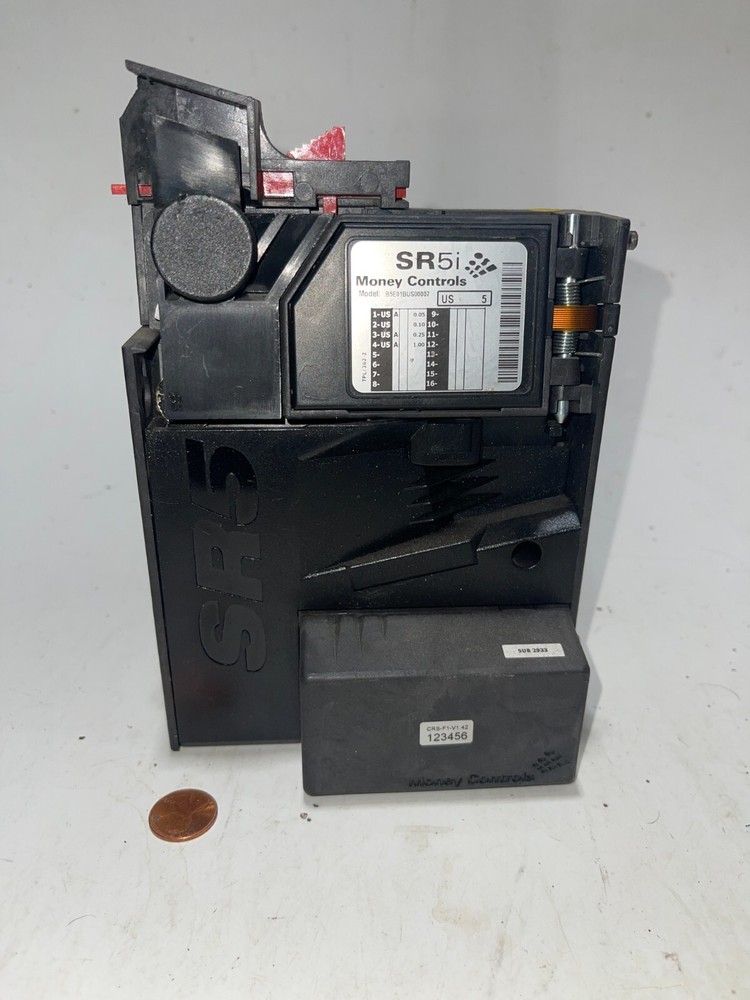 Money Controls SR5i Coin Acceptor BCR Connections Model: B5E01BUS00007