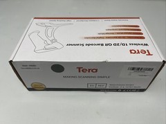 Tera HW0002 Wireless 1D or 2D QR Barcode Scanner Bluetooth & 2.4GHz Grey