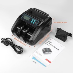 Money Counter Machine Count Value, Add+Batch/Add+ Value Mode Bill Counter, UV…