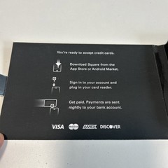Square Credit Magstripe Card Reader for Apple iPhone and Android